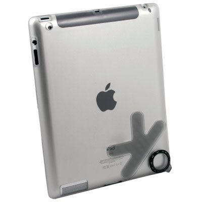 For Apple iPad 2 TPU Rubber Skin Case Cover (Gray)