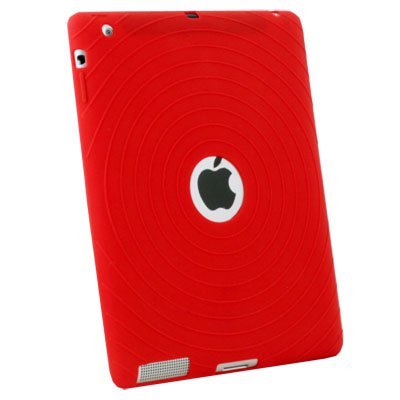 Red Silicone Case Cover for Apple iPad 2 2G 2nd Gen