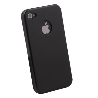 For iPhone 4 4G Black Aluminum Metal Cover Case