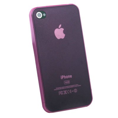 For iPhone 4G Super Thin 0.35mm 3.5g Slim Case (Pink)