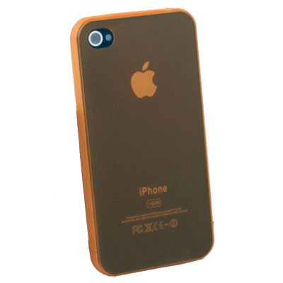 For iPhone 4G Super Thin 0.35mm 3.5g Slim Case (Orange)