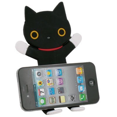 Rilakkuma Black Cat Stand For iPhone 3GS 4 4S