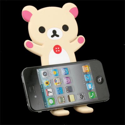 Rilakkuma Lazy Bear Stand for iPhone 3GS 4G 4S White