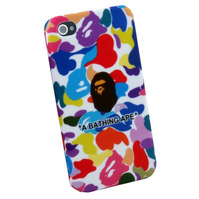 Camouflage Rubber Case Cover for Apple iPhone 4 Color