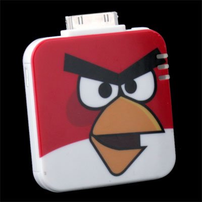 External Powerstation Battery Charger For iPhone 4 Red