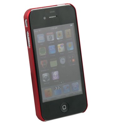 Hard Thin Slim Case Cover for Apple iPhone 4 4G Red