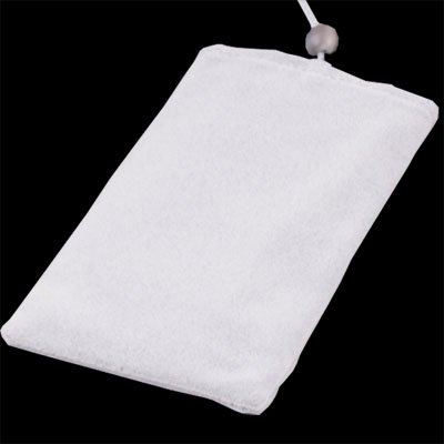 Gray Suede Fabric Sleeve Pouch Bag for iPhone4/4S 3G/3GS