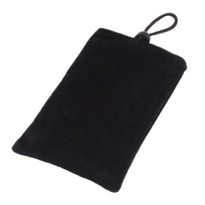 Suede Fabric Sleeve Pouch Bag for Apple iPhone4/4S 3G/3GS(Black)