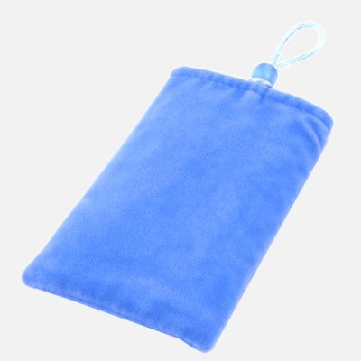 For iPhone4/4S 3G/3GS Suede Fabric Sleeve Pouch Bag Azure