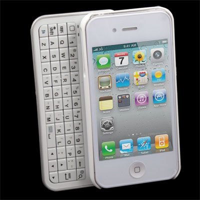 Wireless Bluetooth Slide-out Keyboard Case for iPhone 4
