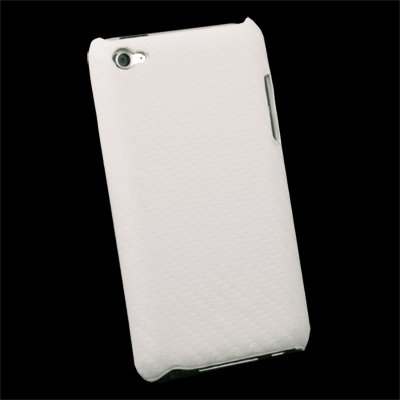 White Matts Pattern Hard Case For Apple iPod Touch 4
