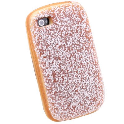 Coconut Bread Hamburger Style PU Soft Case Cover for iPhone 4 #7207#