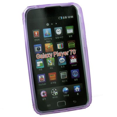 Soft TPU Gel Skin Case for Samsung Galaxy Play 70 (Purple)