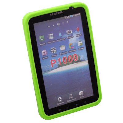 For Samsung Galaxy P1000 Silicone Soft Case Green