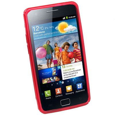 Red TPU Skin Case Cover for Samsung Galaxy Z i9103