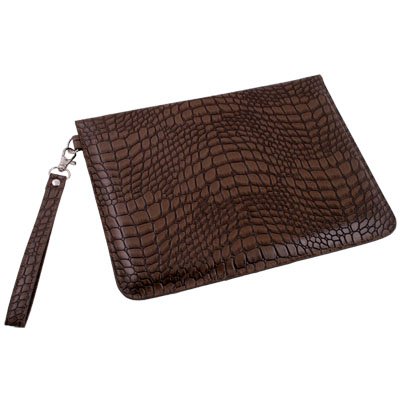 Brown PU Serpentine Leather Case for Samsung Galaxy Tab 10.1