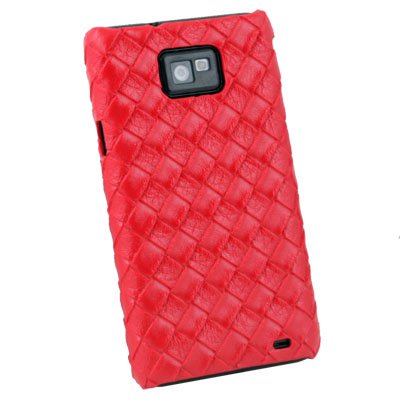 Red Pattern Hard Case For Samsung Galaxy S2 i9100