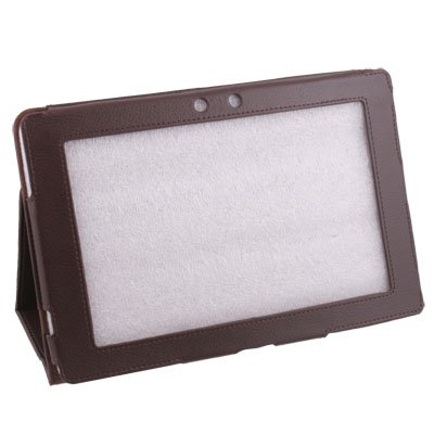 Stand Leather Case Cover for Asus Eee Pad 10.1 TF101 Brown