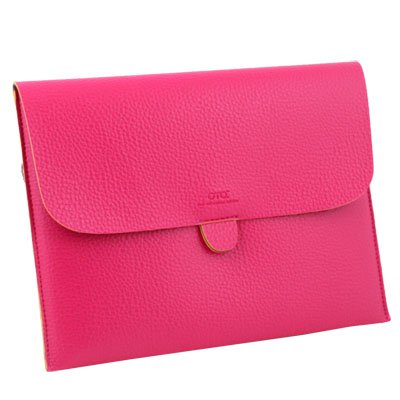 For Apple iPad 1/2 Briefcase Leather Case Pouch Peach