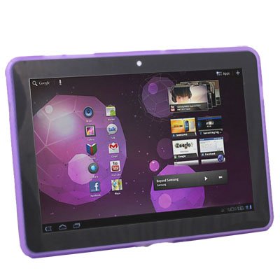 For Samsung Galaxy Tab 10.1 GT-P7510 TPU Gel Case Purple