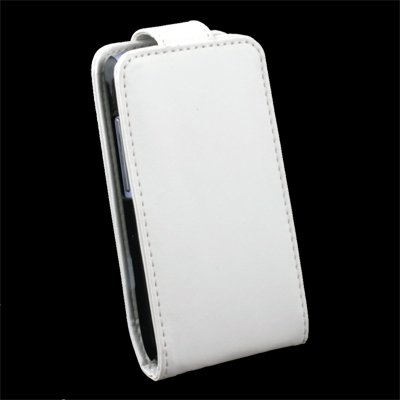 White Flip PU Leather Case Cover For HTC Salsa G15 C510