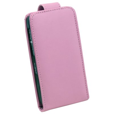 Pink PU Leather Skin Pouch Case for HTC Widifire SG13