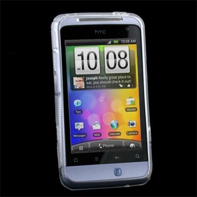 Clear TPU Skin Case Cover For HTC Salsa G15 C510e