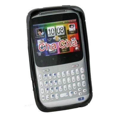 Soft TPU Gel Silicone Back Case for HTC ChaCha G16 Black
