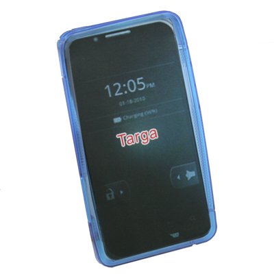 For Motorola XT875 Targa Gel Soft Skin Case Cover Blue #7041#