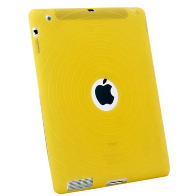 Yellow Silicone Case Cover for Apple iPad 2 2G 2nd Gen