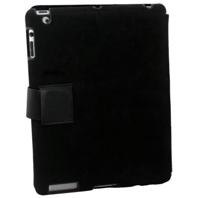 Black Macally Bookstand Case Stand for Apple iPad 2