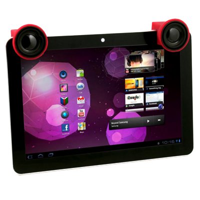 Red Portable Mini Audio Mobile Speaker for Samsung Galaxy Tab P7510 P7500 P7300 #7361#