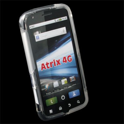 For AT&T Motorola Atrix 4G TPU Fusion Case Clear