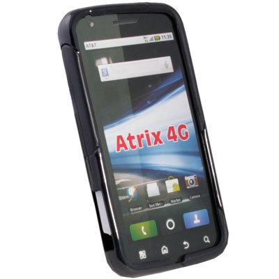 TPU Fusion Case for AT&T Motorola Atrix 4G Black
