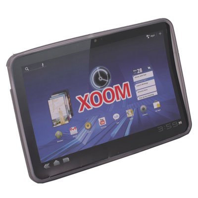 For Motorola XOOM TPU Skin Cover Case Gray