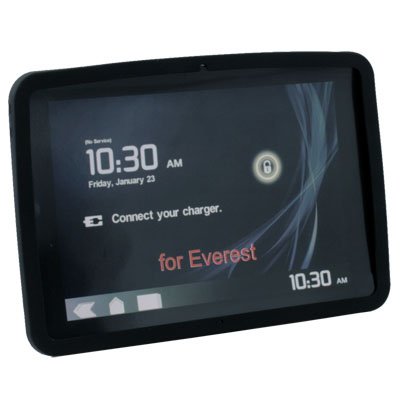Black Silicone Skin Case Cover for Motorola XOOM Tablet