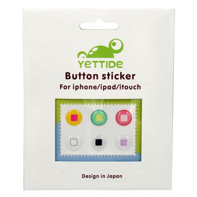Apple Logo Home Button Sticker for iPhone 3 4 ipad
