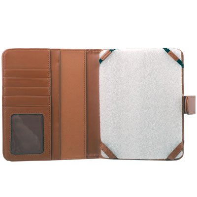 PU Leather Cover Case for Amazon Kindle 3 Wifi Brown