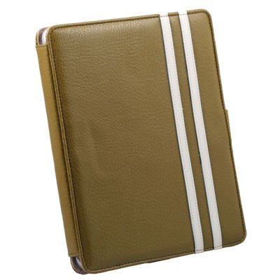 Green Leather Case Pouch Kick Stand for Apple iPad