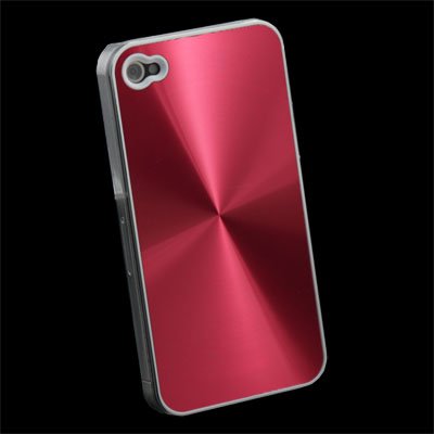 CD Hard Back Case Skin Cover for iPhone 4 4G (Red)