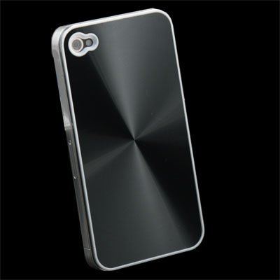 For iPhone 4 4GCD Hard Back Case Skin Cover(Black)