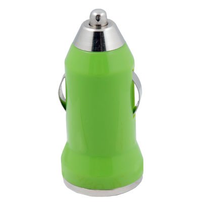 Mini Car Charger USB Adapter for iTouch iPhone 4 (Green)