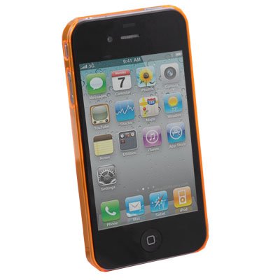 Orange Unbreakable Case for iPhone 4 4G 4S