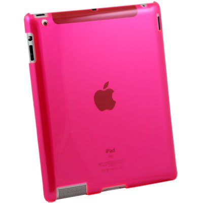 Clear Pink Crystal Hard Case Cover for Apple iPad 2 iPad2