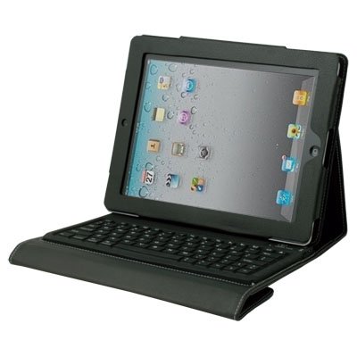 Bluetooth Wireless Keyboard with Leather Case for iPad2