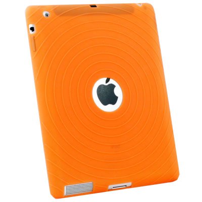 Orange Silicone Case Cover for Apple iPad 2 2G 2nd Gen #6283#