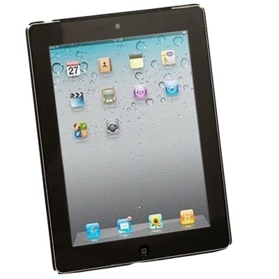 Crystal Hard Case Sleeve for Apple iPad 2 Black