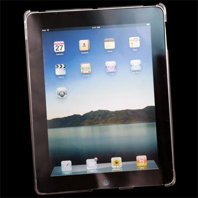Clear white Crystal Hard Case Cover for Apple iPad 2