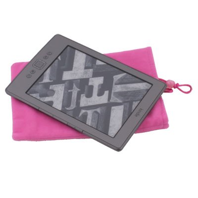 Pink Sleeve Pouch Bag Case for Amazon Kindle 4 4th