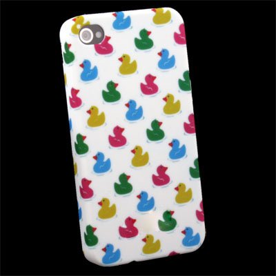 Duck Pattern Slim Hard Case Cover For iPhone 4 4G